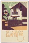 EDWARD MCKNIGHT KAUFFER (1890-1954). [BY MOTOR BUS.] Two posters. 1920. Each approximately 30x20 inches, 76x51 cm.